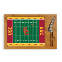 USC Trojans Icon Football Field Cutting Board